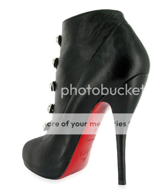 Christian Louboutin black fifre ankle boots for $259 -shopyop