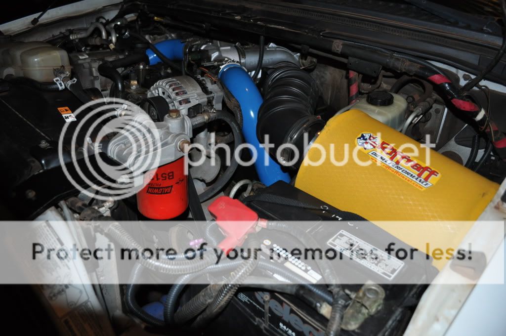 Coolant filter mount location.. Ford Power Stroke Nation