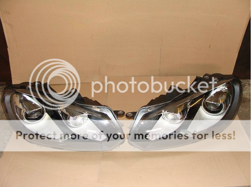 Golf 6 Gti MK6 MKVI Xenon BiXenon Headlights 1500