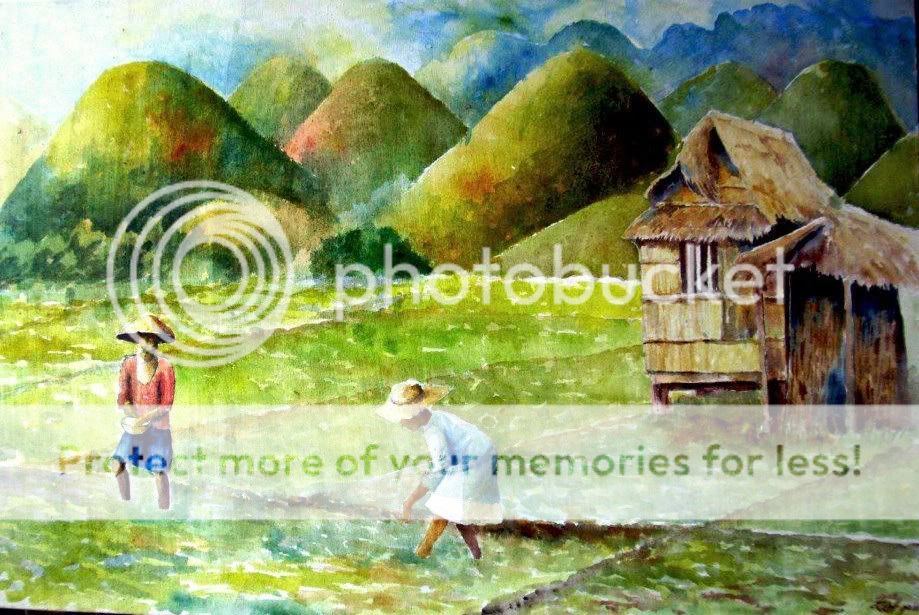 Chocolate Hills (In Watercolor)